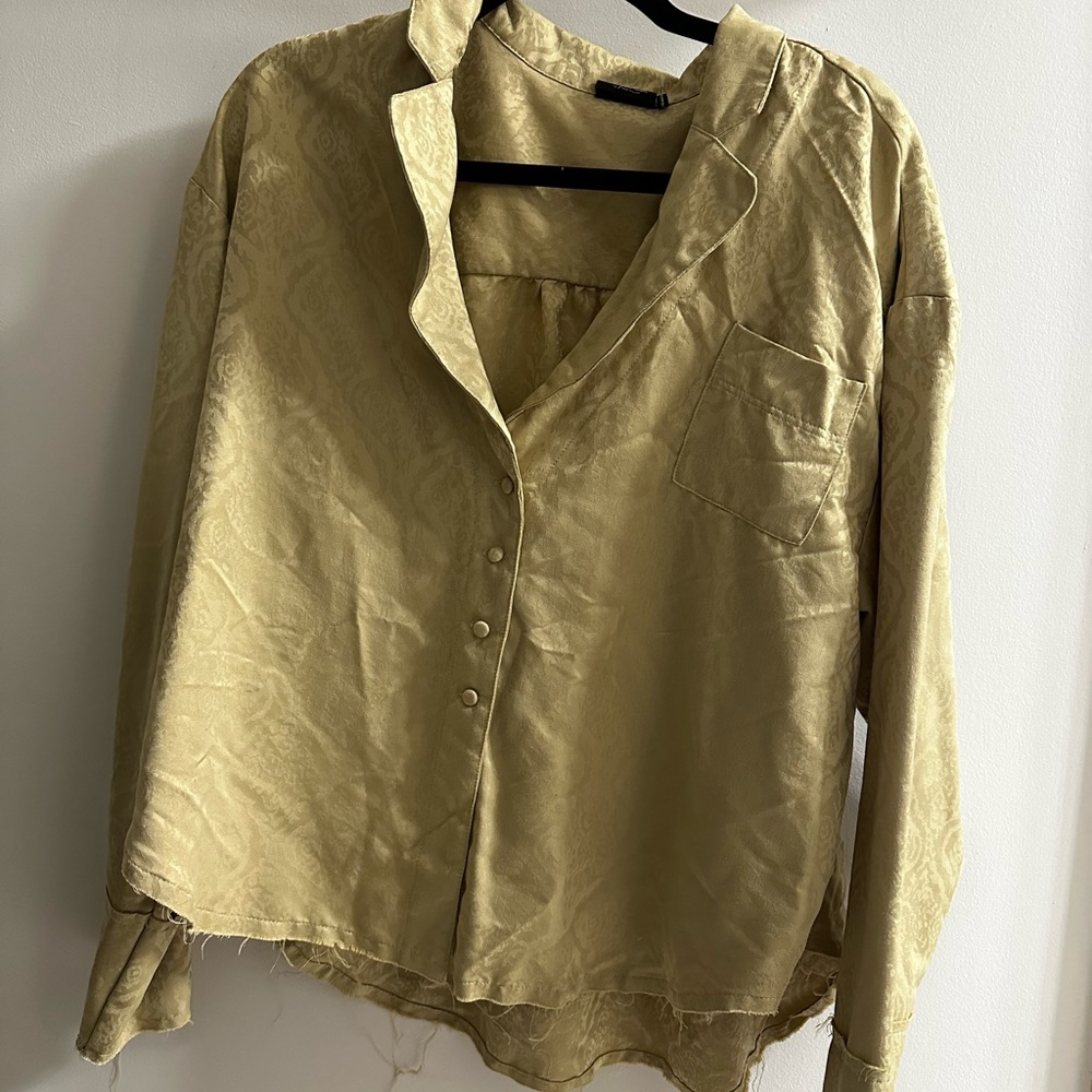 Urban Outfitters Out From Under Long Sleeve Button Up